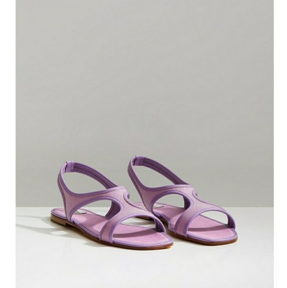 Maryam Nassir Zadeh Shoes - Maryam Nassir Zadeh Purple Corazon Sandals